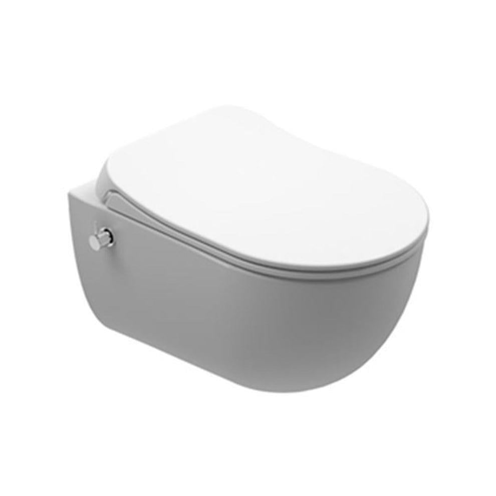 Kale Banyo Zero 2.0 Smart Asma Klozet Taharet Musluğu Entegre/Sıcak-Soğuk+Ultra Slim Smart Kapak Mat Beyaz - 310201100282