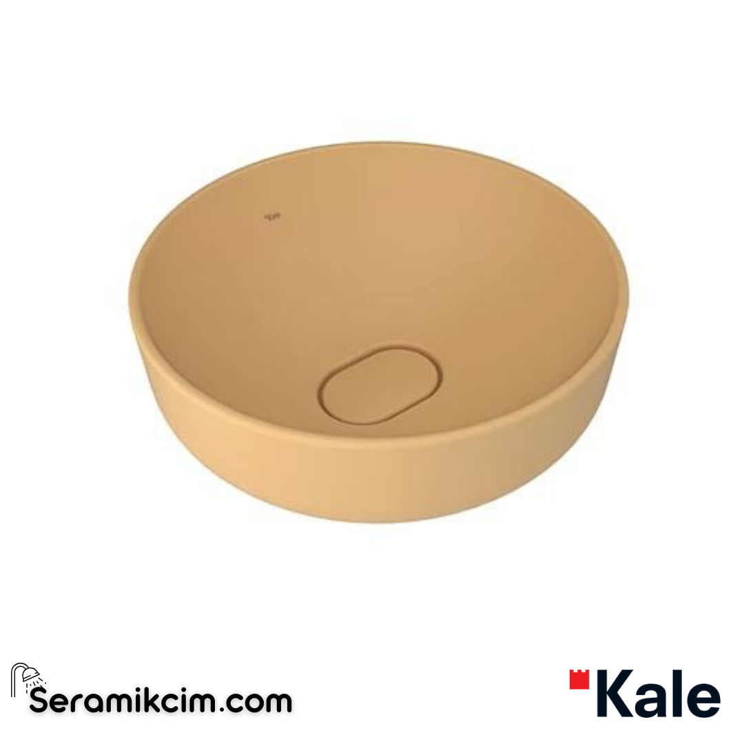Kale Banyo Zero 2.0 Ø40 Yuvarlak Çanak Lavabo Mat Sarı - 310200200609
