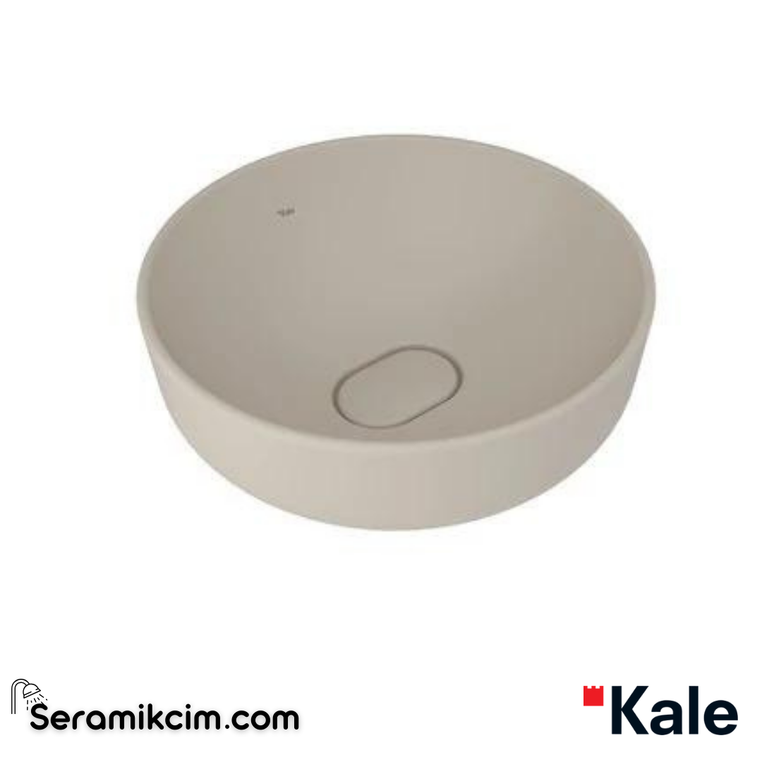 Kale Banyo Zero 2.0 Ø40 Yuvarlak Çanak Lavabo Mat Vizon - 310200200605