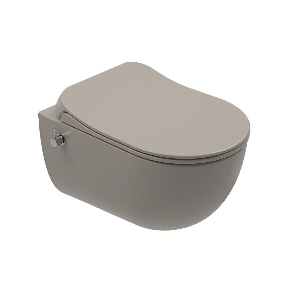 Kale Banyo Zero 2.0 Smart Asma Klozet Taharet Musluğu Entegre/Sıcak-Soğuk+Ultra Slim Smart Kapak Mat Vizon - 310201100279