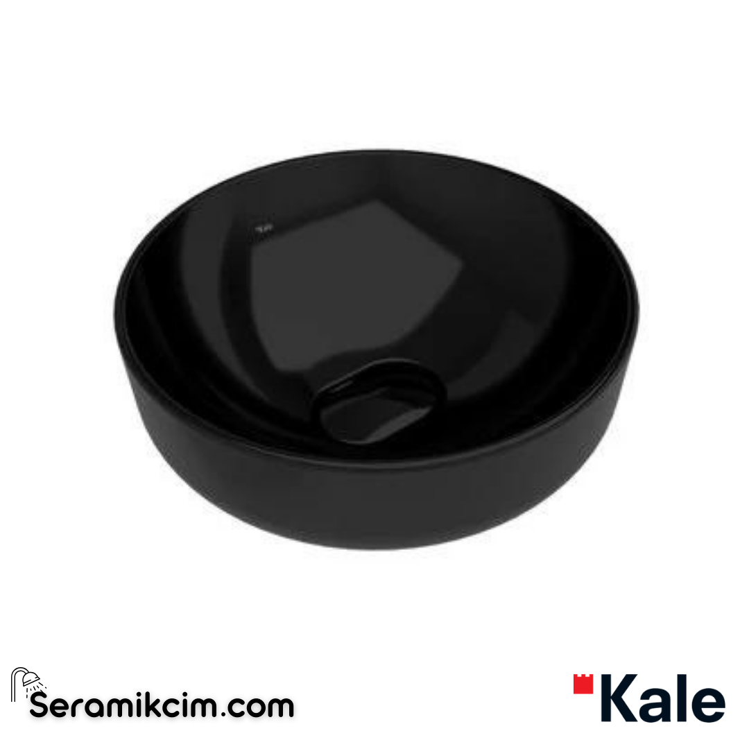 Kale Banyo Zero 2.0 Ø40 Yuvarlak Çanak Lavabo Siyah - 310200200607