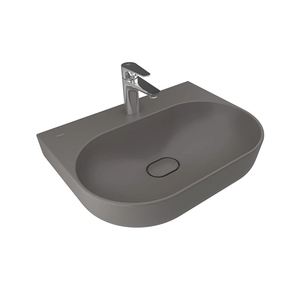 Kale Banyo Zero 2.0 60X45 Oval Lavabo Mat Antrasit Gri - 310200200527
