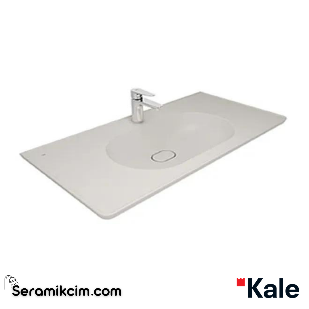 Kale Banyo Zero 2.0 100X50 Etajerli Lavabo - 310200200422