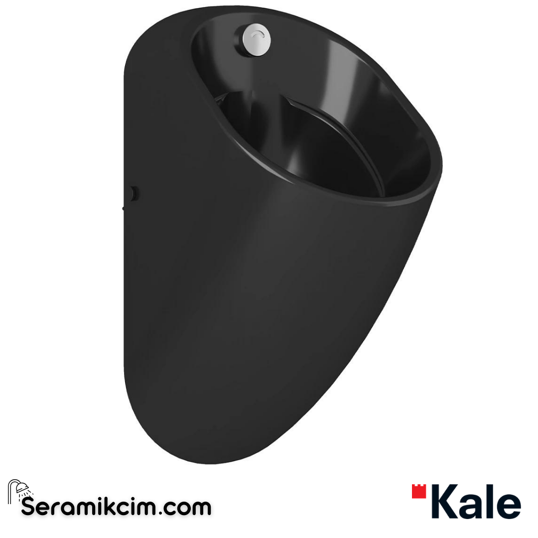 Kale Banyo Zero 2.0 Fotoselli Nozzle Entegreli Arkadan Su Girişli Siyah Pisuvar - 310200300046
