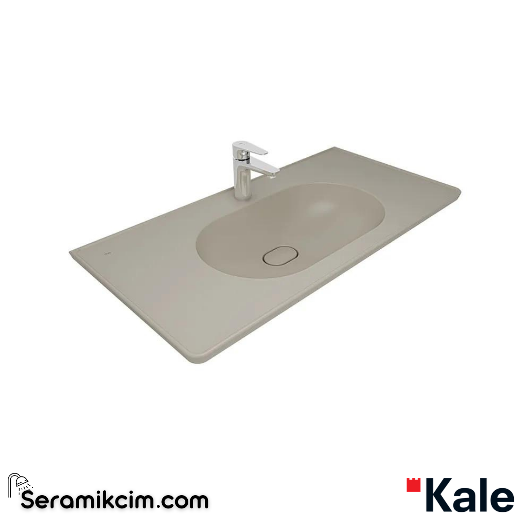 Kale Banyo Zero 2.0 100X50 Etajerli Lavabo Mat Vizon - 310200200436