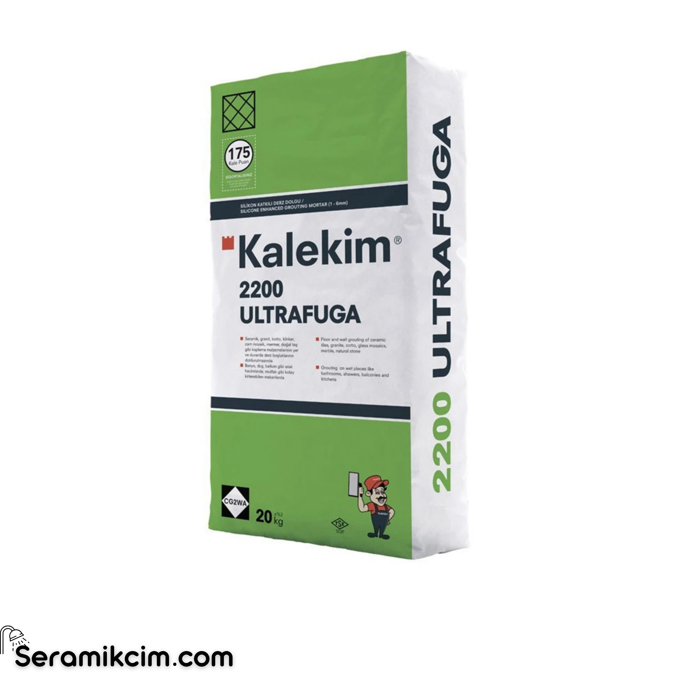 Kalekim 2255 Ultrafuga Derz Dolgu Ürgüp Bej 20 kg CG2WA
