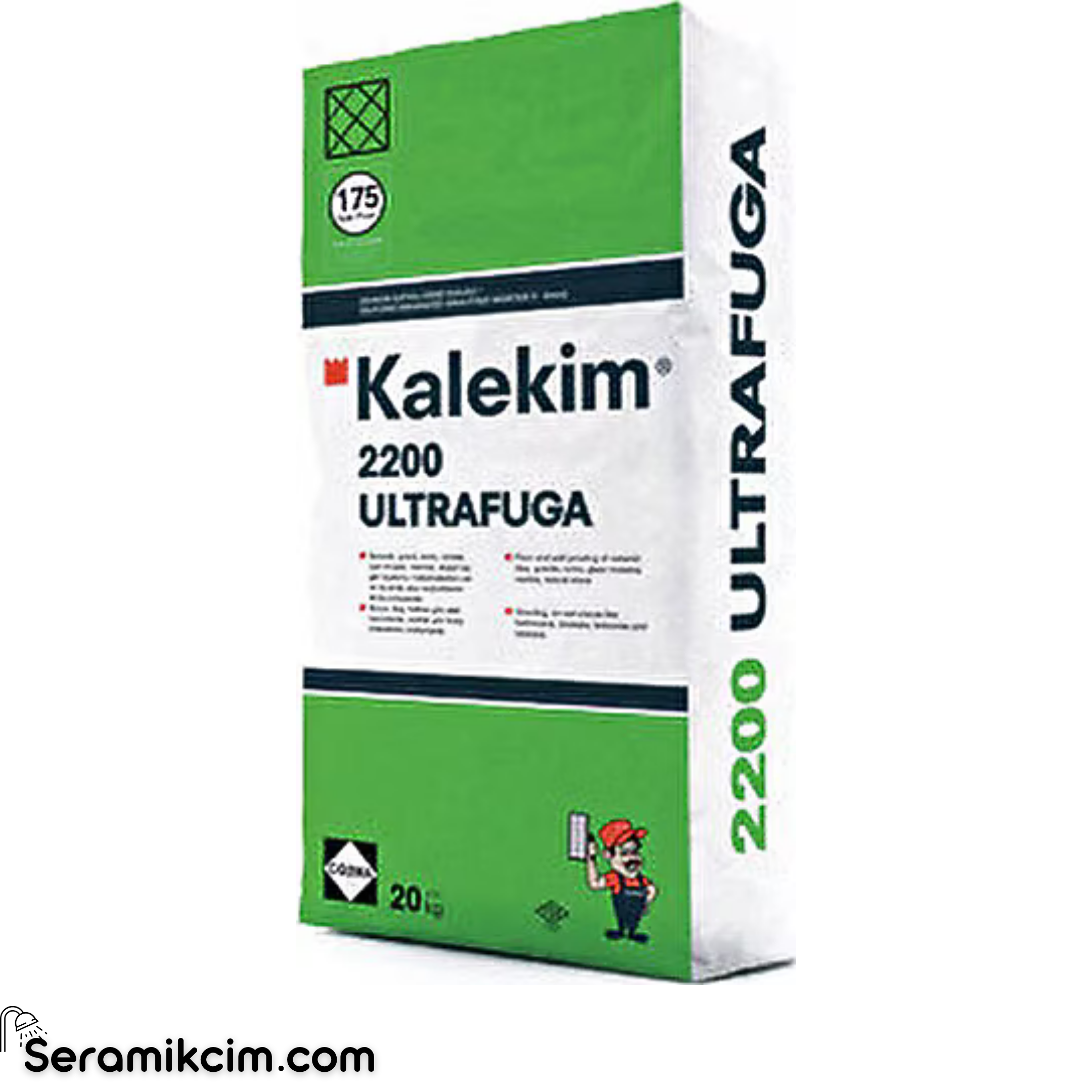 Kalekim 2285 Ultrafuga Derz Dolgu Antrasit 20 kg CG2WA