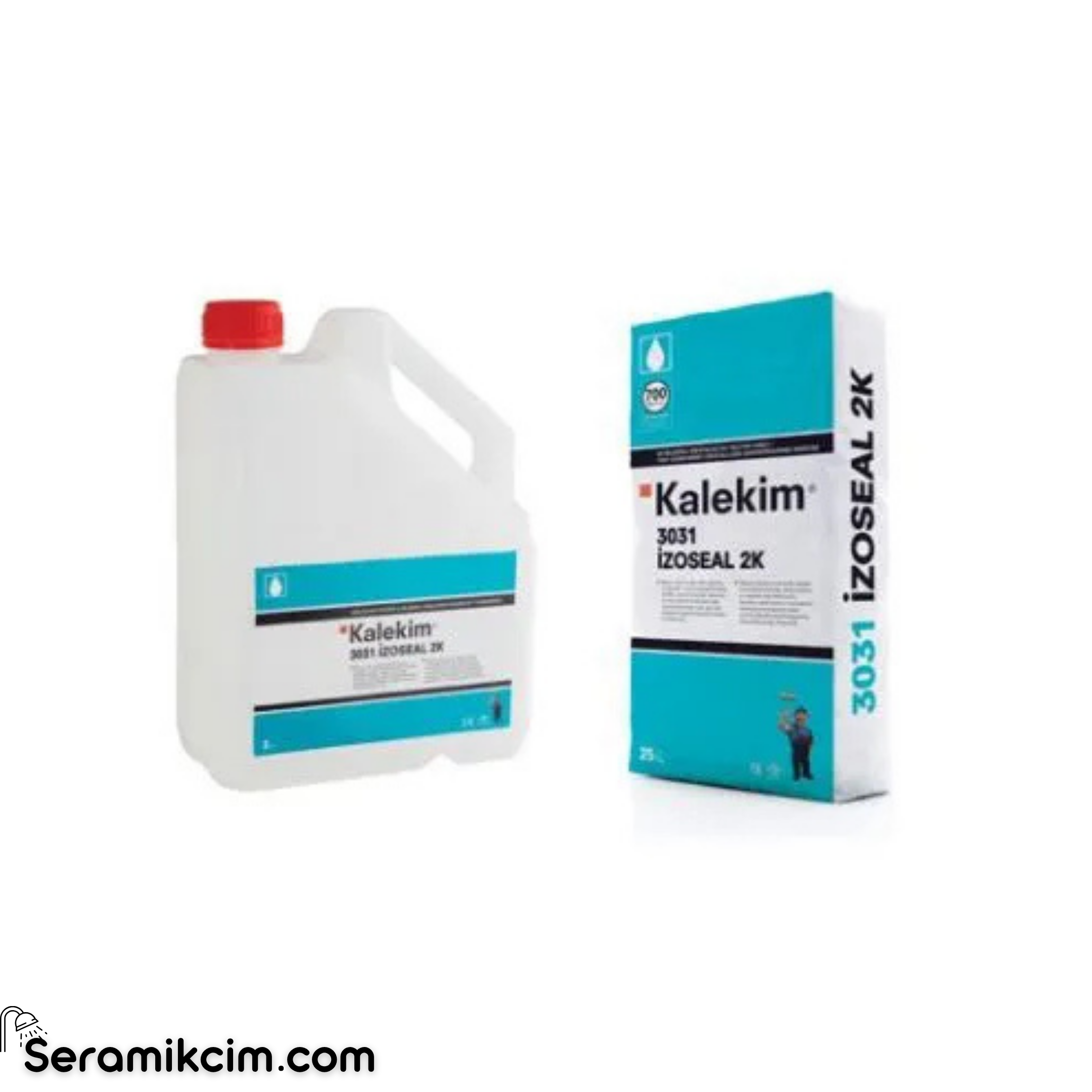 Kalekim 3031 İzoseal 2K - Kristalize Su Yalıtım Harcı 25 kg + 3 lt