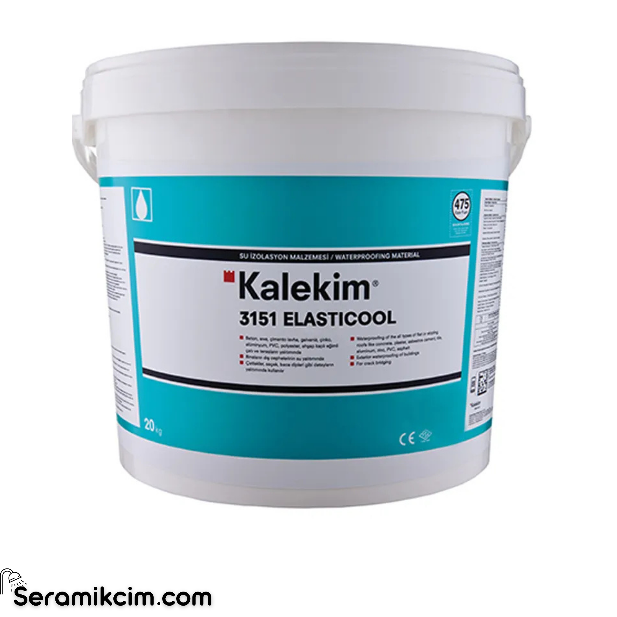 Kalekim 3151 Elasticool - Akrilik Su Yalıtım Malzemesi 20 kg