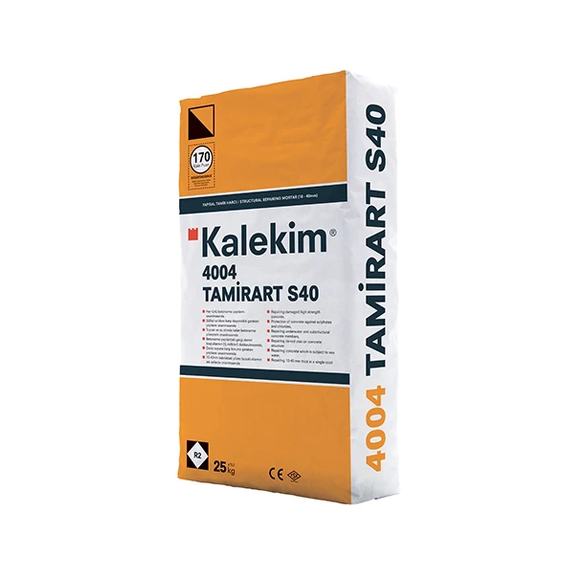 Kalekim 4004 Tamirart S40 Yüksek Mukavemetli Yapısal Tamir Harcı (R4) 25 kg 640000282