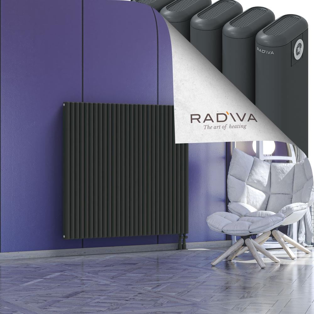 Kotto Alüminyum Radyatör 1200x1256 Koyu Antrasit