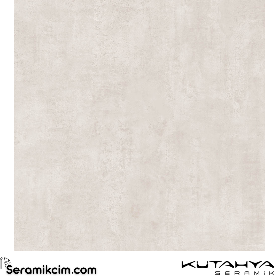 Kütahya Seramik 120x120 Alaska Gri Rektifiye Parlak Nano