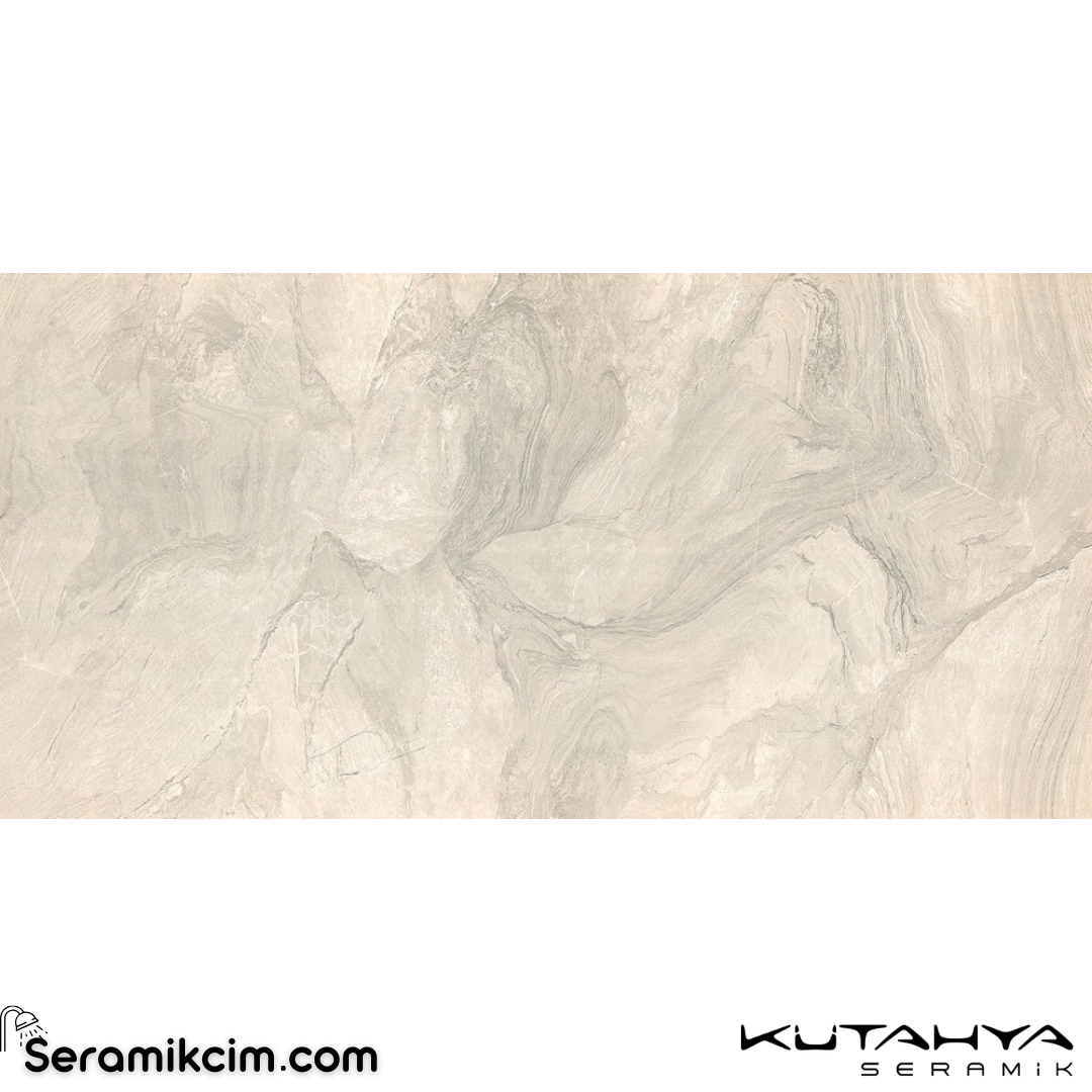 Kütahya Seramik 120x240 Atlantis Mat Beyaz Rektifiye