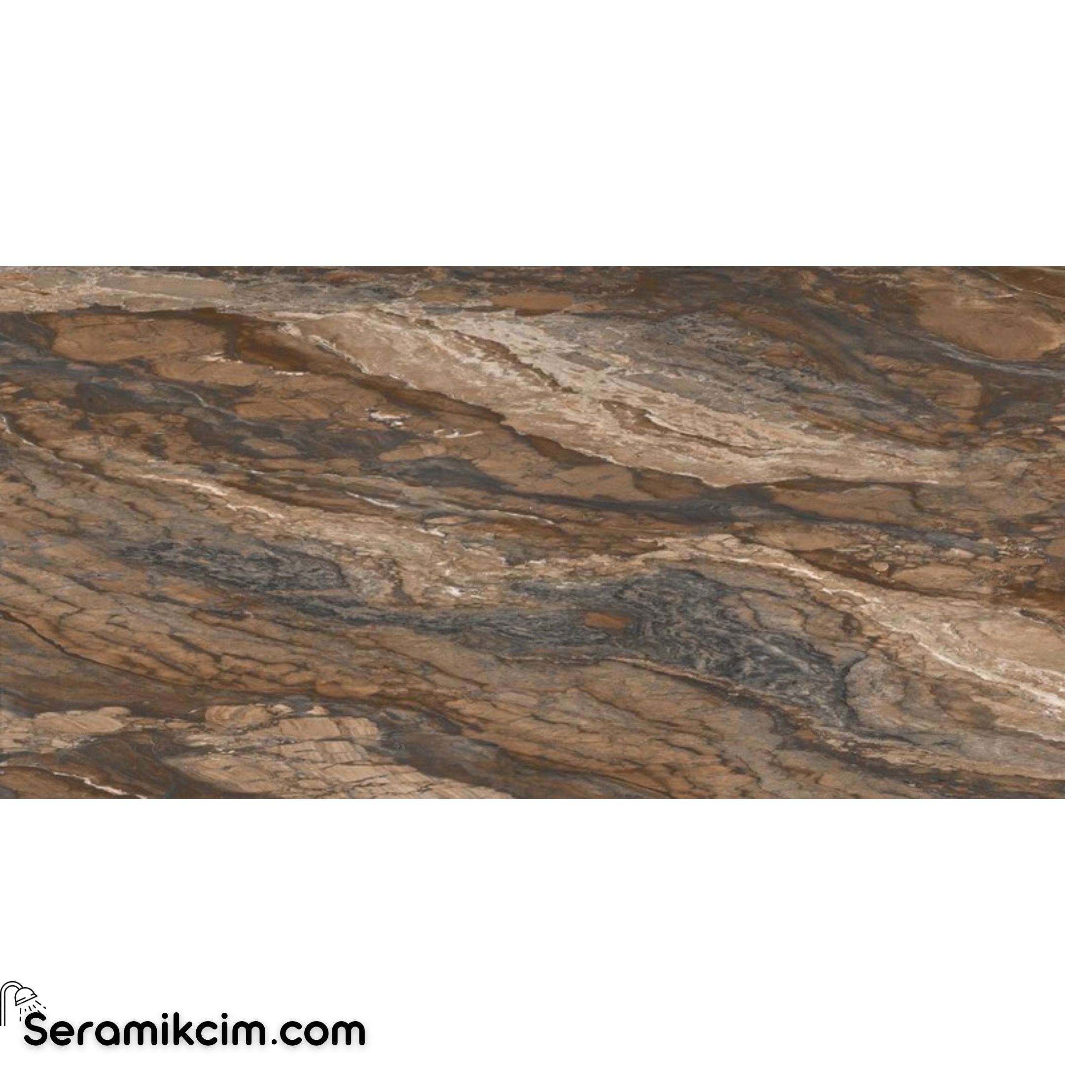 Kütahya Seramik 120x240 Costa Kristal Rektifiye Parlak Nano 1. Kalite