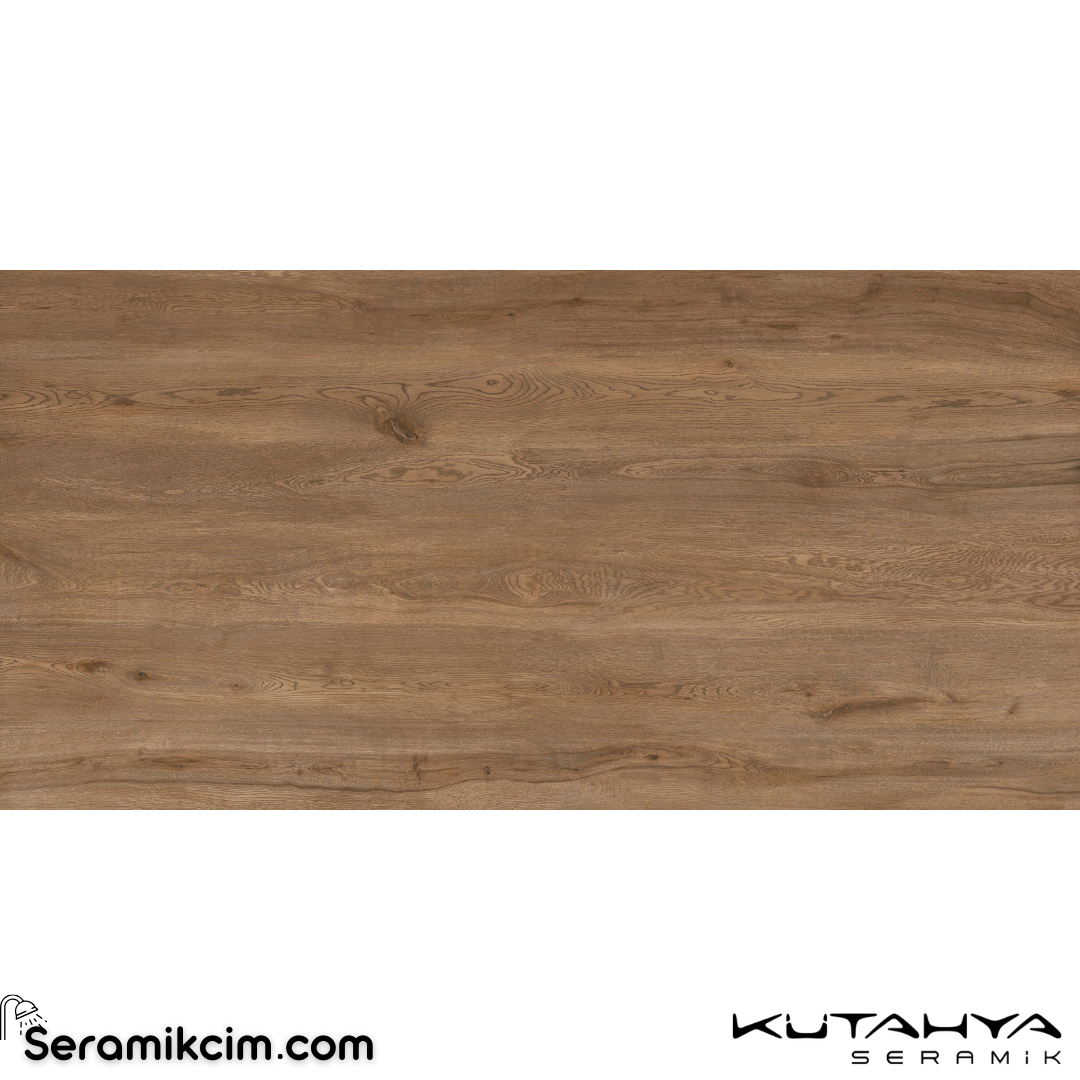 Kütahya Seramik 120x240 Ebony Wood Ceviz Rektifiye