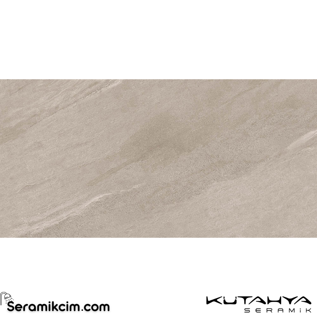 Kütahya Seramik 120x240 Luton Açık Gri Rektifiye