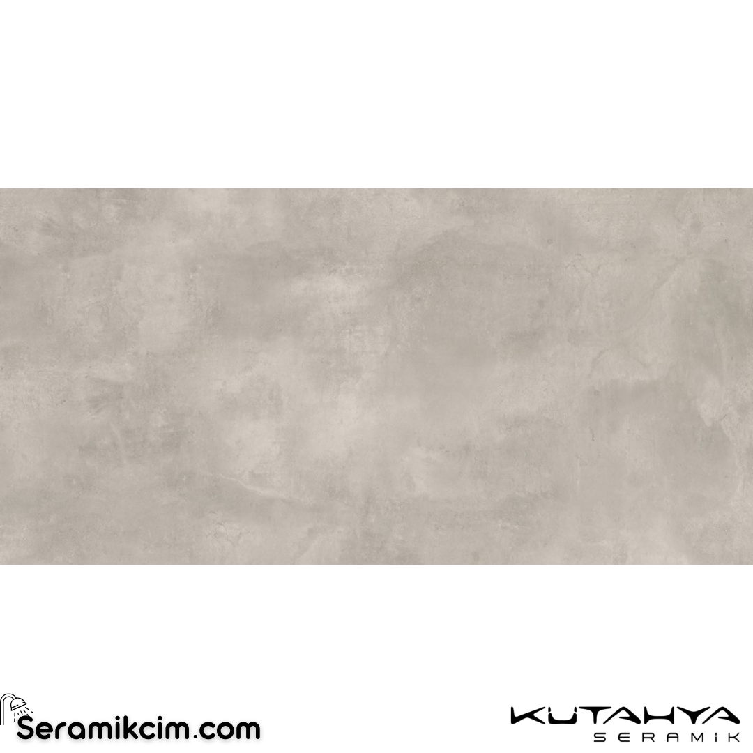 Kütahya Seramik 120x240 Vista Gri Rektifiye (N)