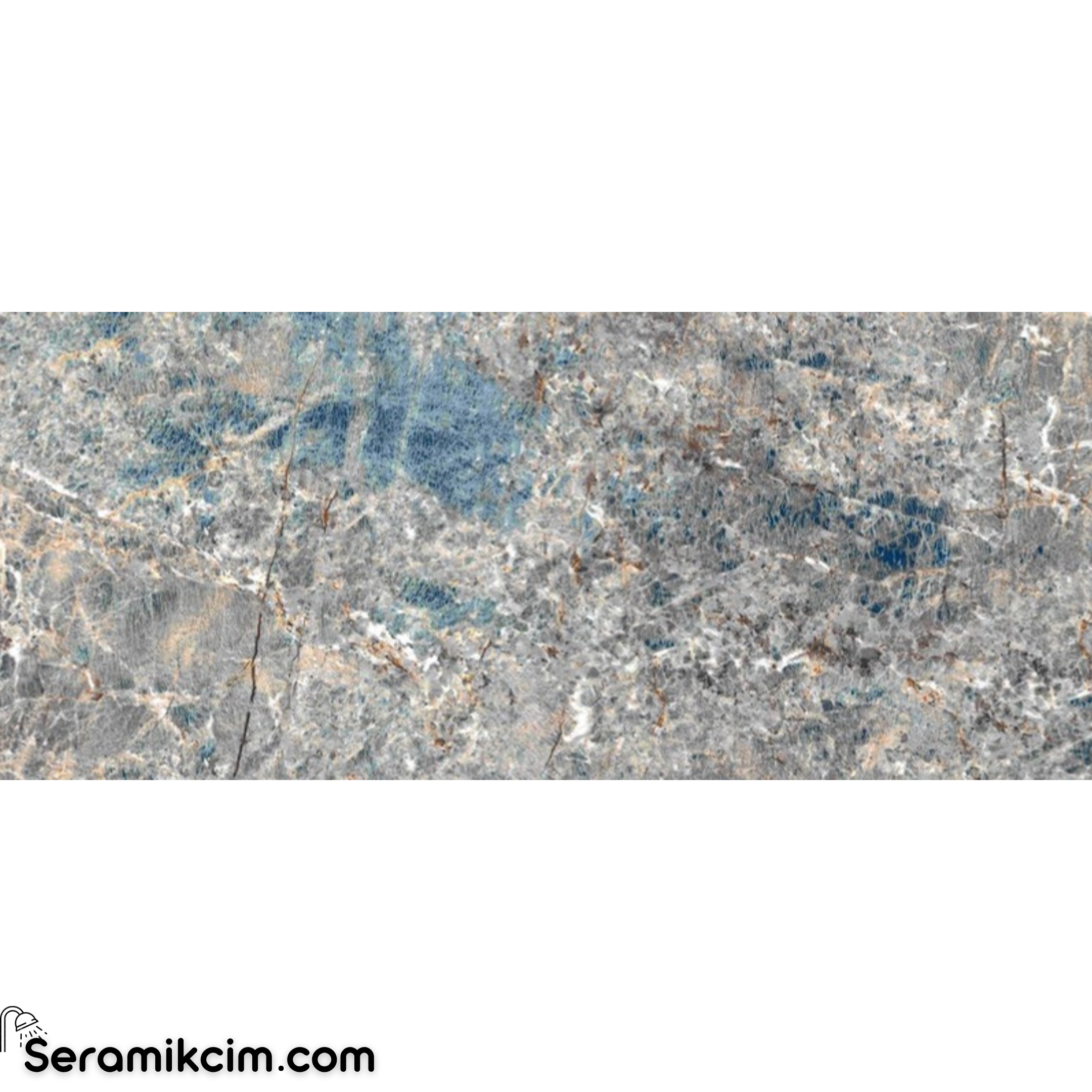 Kütahya Seramik 120x280 Amazonit Parlak 6mm Rektifiye 1. Kalite