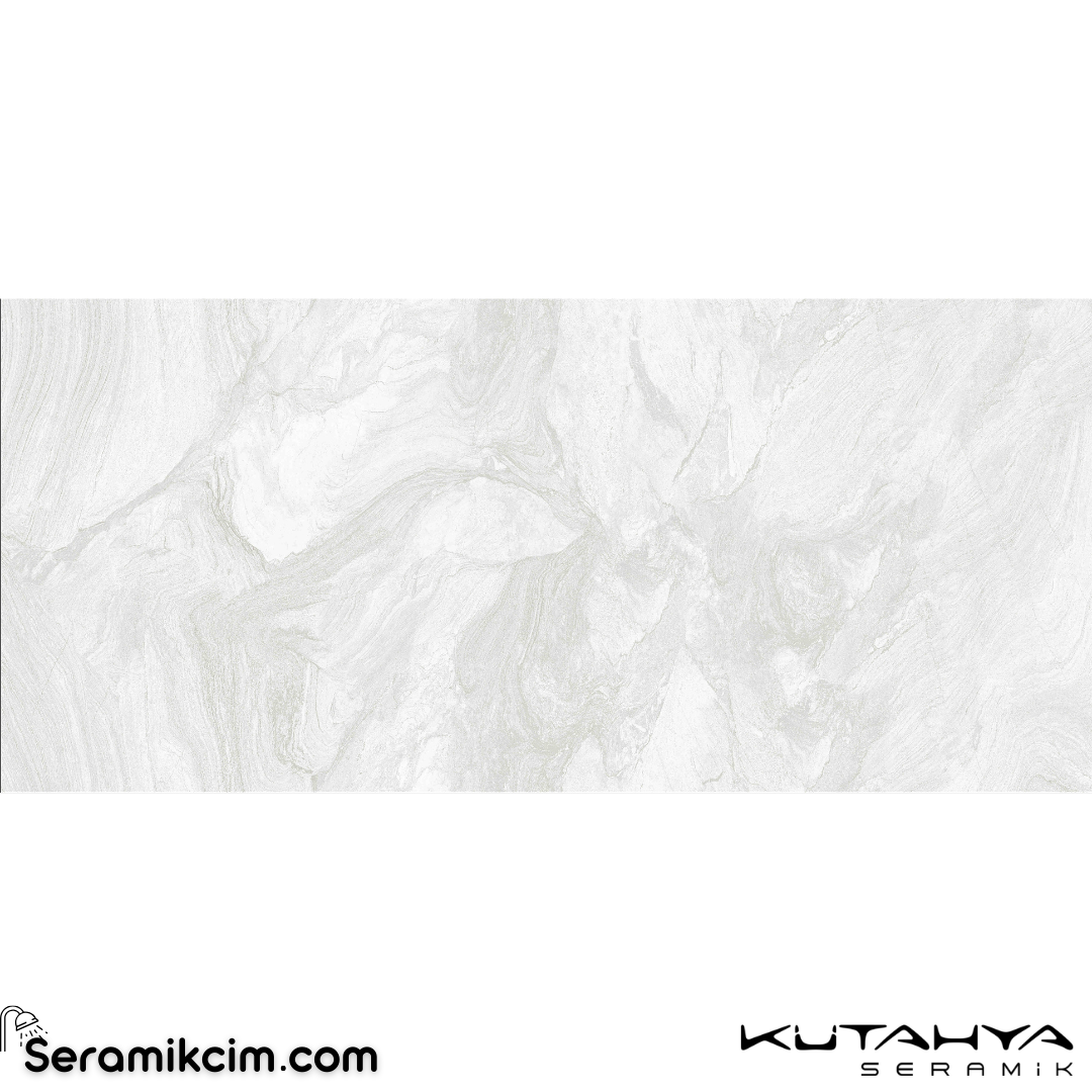 Kütahya Seramik 120x280 Atlantis Mat Beyaz 6 mm Rektifiye