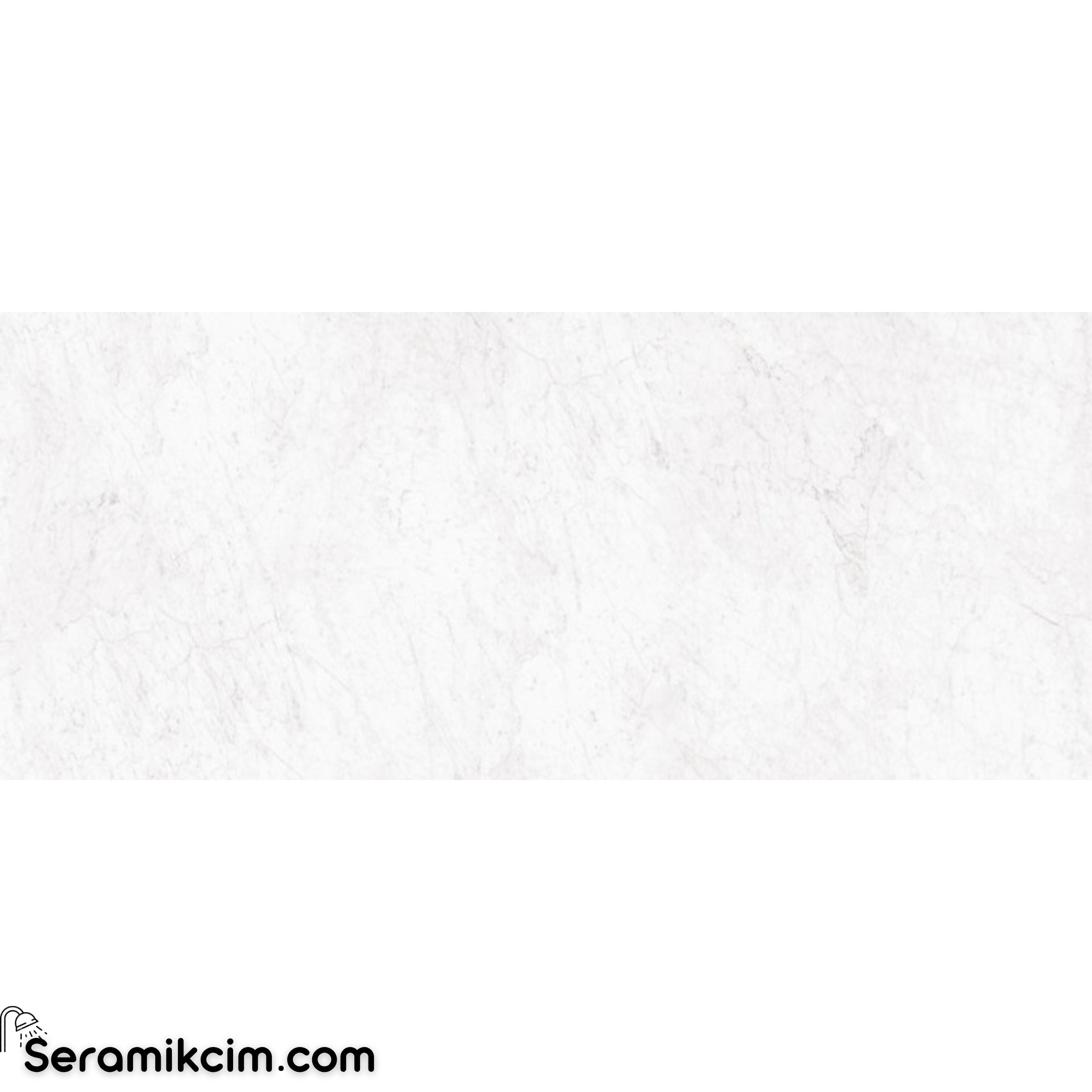 Kütahya Seramik 120x280 Bianco Carrara Parlak 6mm Rektifiye 1. Kalite