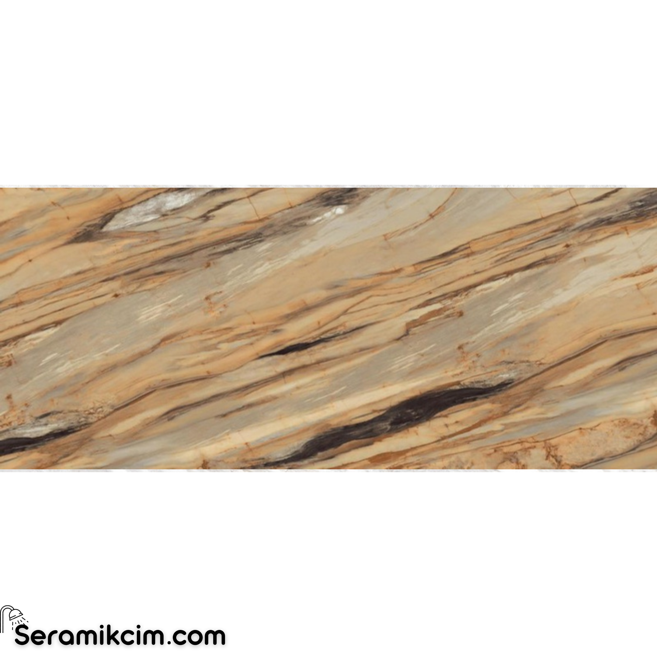 Kütahya Seramik 120x280 Golden Sky Parlak 6mm  Rektifiye 1. Kalite