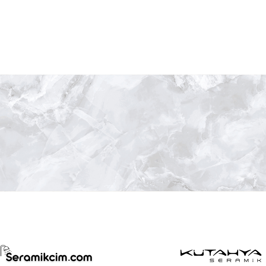 Kütahya Seramik 120x280 Marea Beyaz Parlak 6 mm
