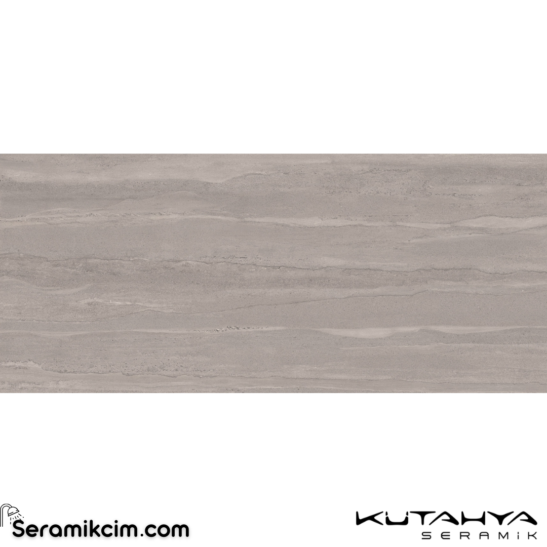 Kütahya Seramik 120x280 Portland Veincut Fume 6mm Rektifiye