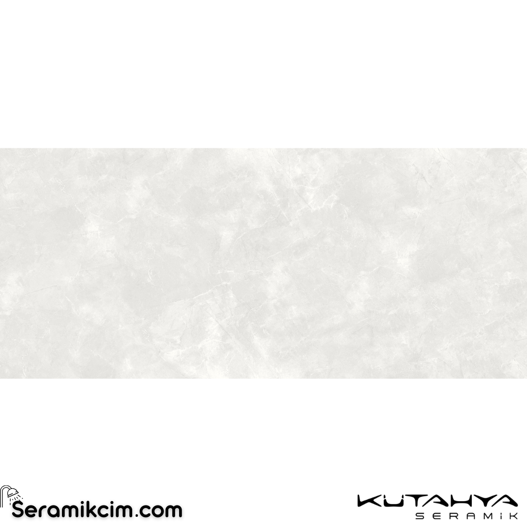 Kütahya Seramik 120x280 Pulpis Prime Açık Gri Parlak 6 mm Rek