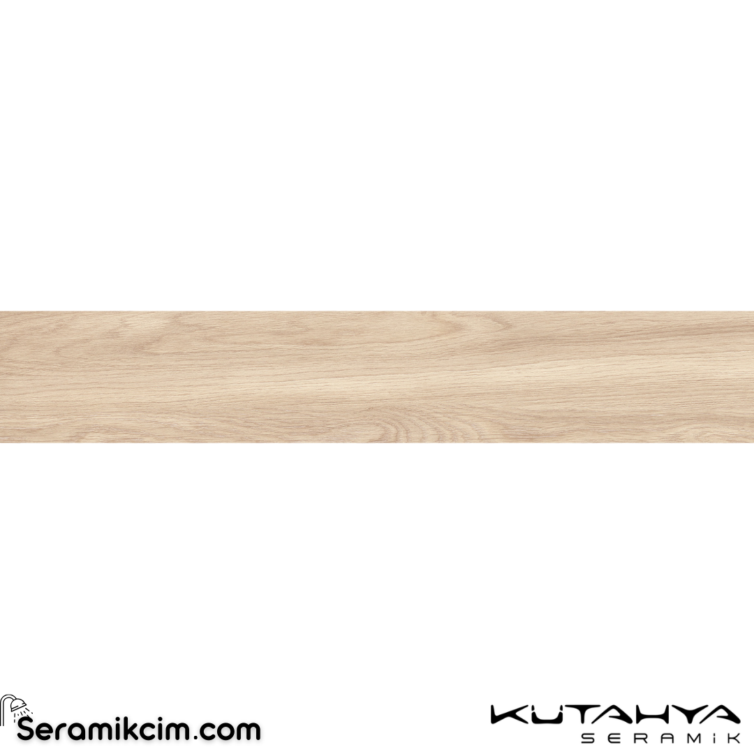 Kütahya Seramik 20x120 Pinewood Fildişi Rektifiye