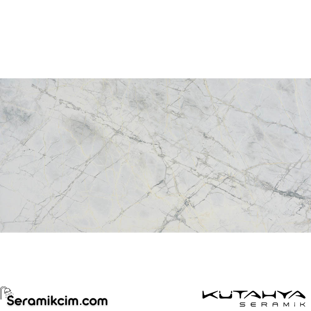 Kütahya Seramik 60x120 Bluetta Rektifiye Parlak Nano