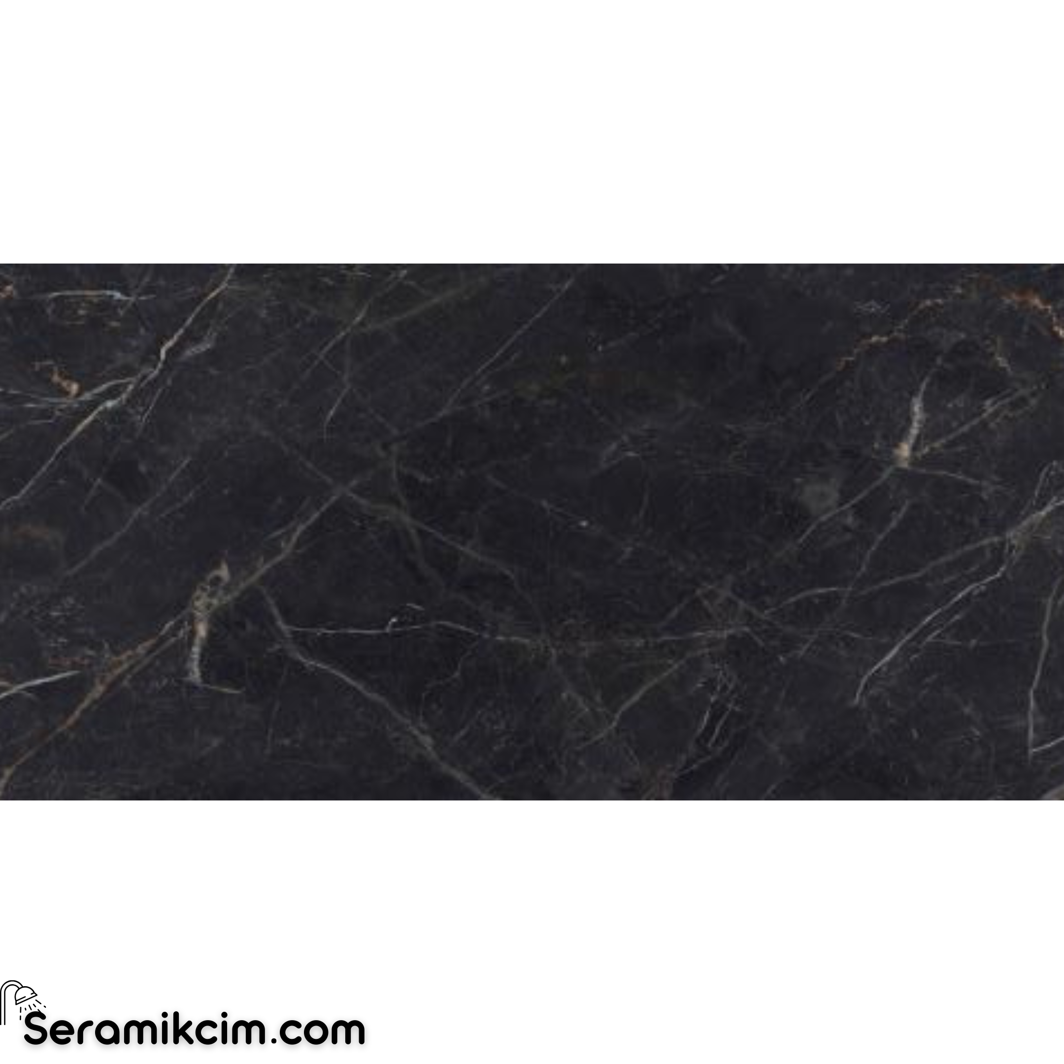 Kütahya Seramik 60x120 Cosmos Siyah Kristal Rektifiye Parlak Nano 1. Kalite