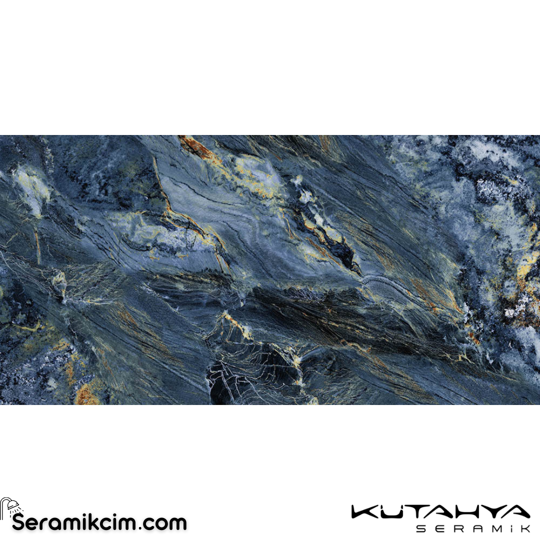 Kütahya Seramik 60x120 Delmar Rektifiye Parlak Nano