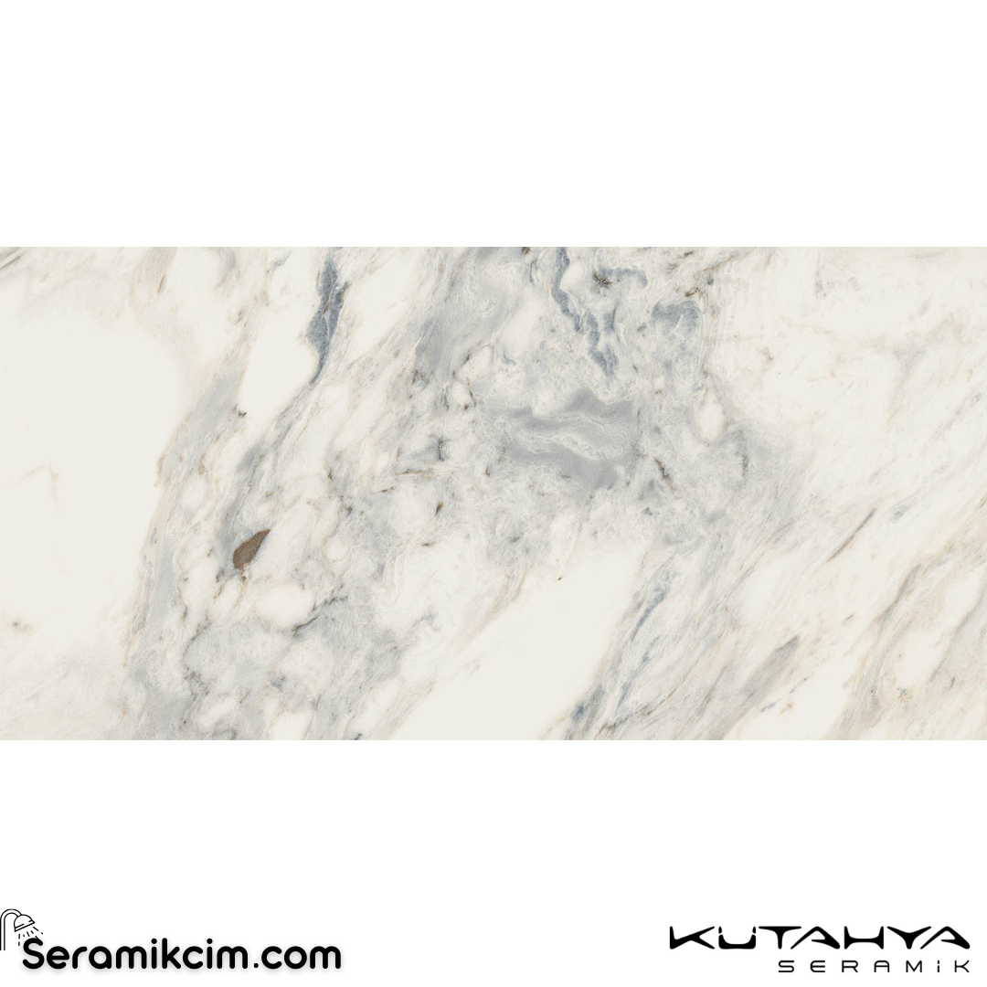 Kütahya Seramik 60x120 Flora Rektifiye Parlak Nano
