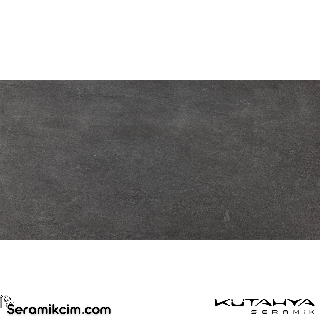 Kütahya Seramik 60x120 Leonardo Antrasit Antislip Rektifiye