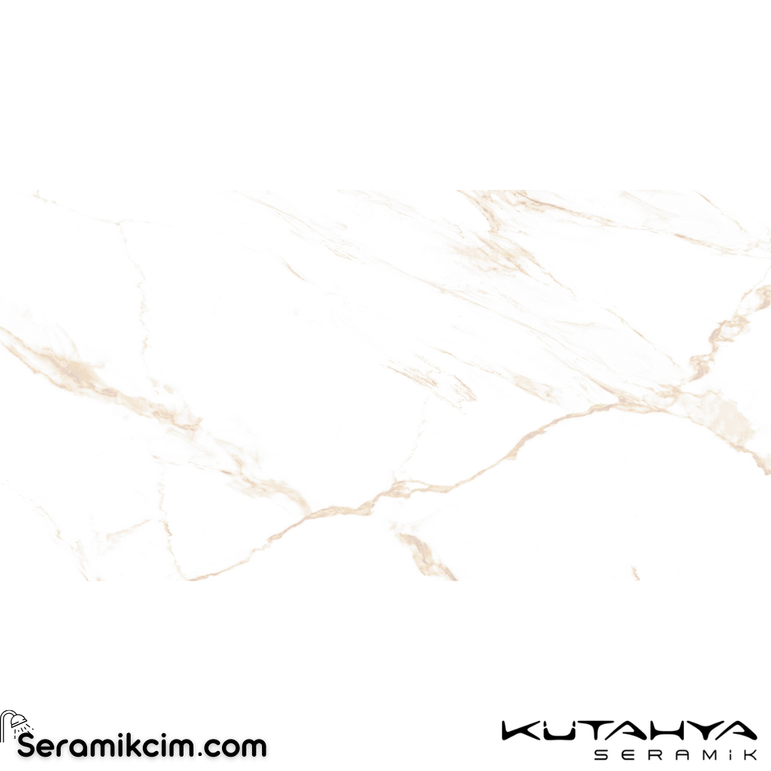 Kütahya Seramik 60x120 Naos Gold Rektifiye Parlak Nano