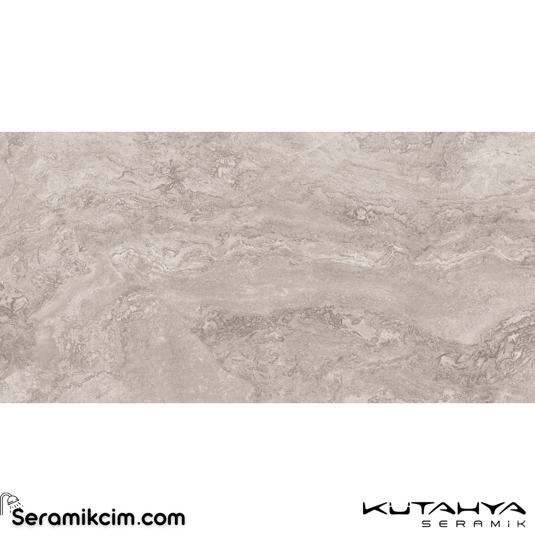 Kütahya Seramik 60x120 Narsist Latte Rektifiye Parlak Nano