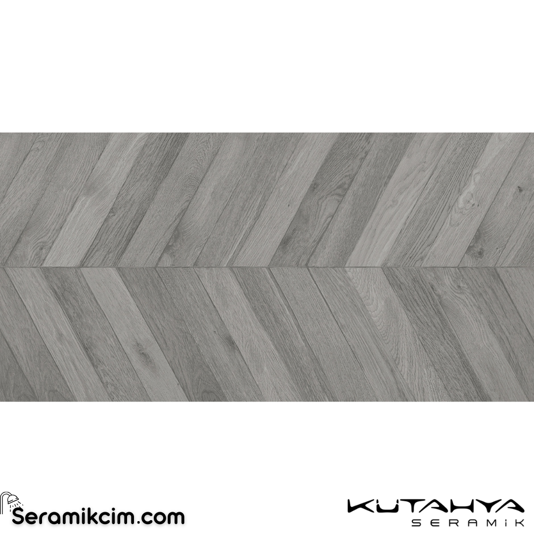 Kütahya Seramik 60x120 Nordic Gri Rektifiye
