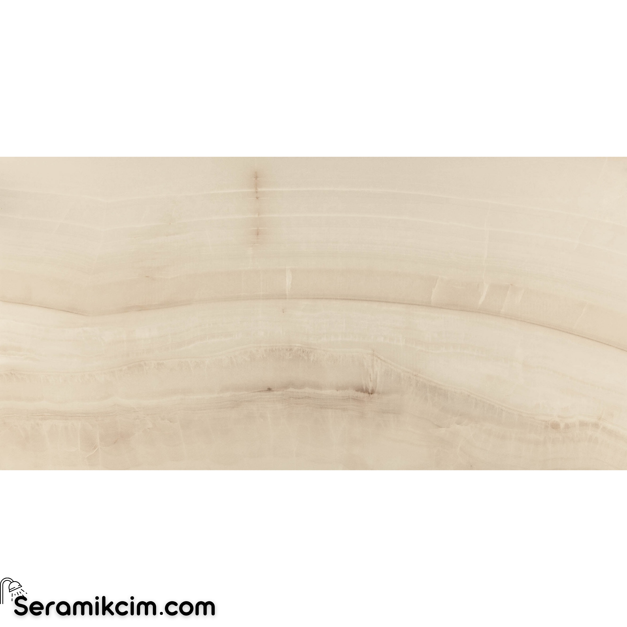 Kütahya Seramik 60x120 Opal Bone Rektifiye Parlak Nano 1. Kalite
