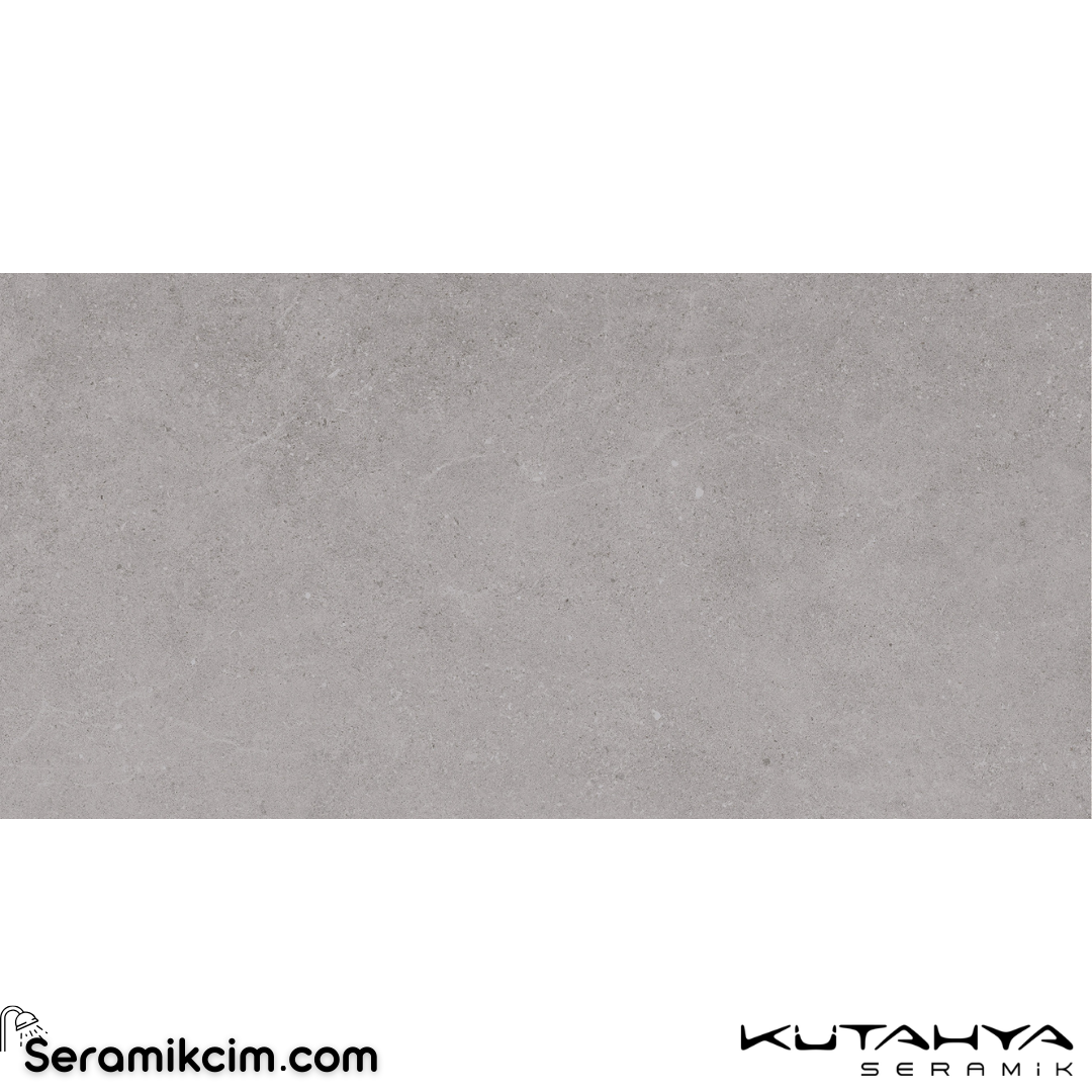 Kütahya Seramik 60x120 Padova Gri Rektefiye