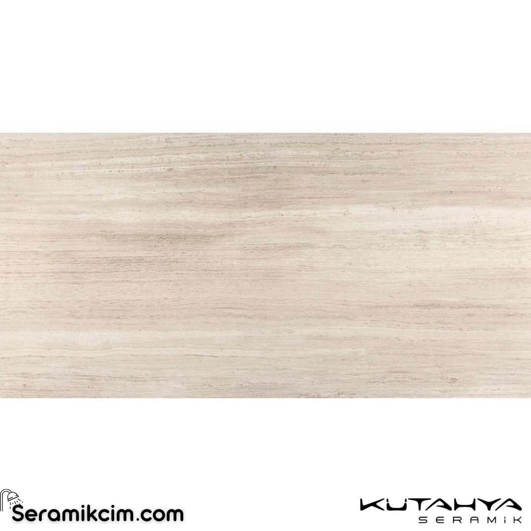 Kütahya Seramik 60x120 Serpegıante Bone Rektifiye Parlak Nano