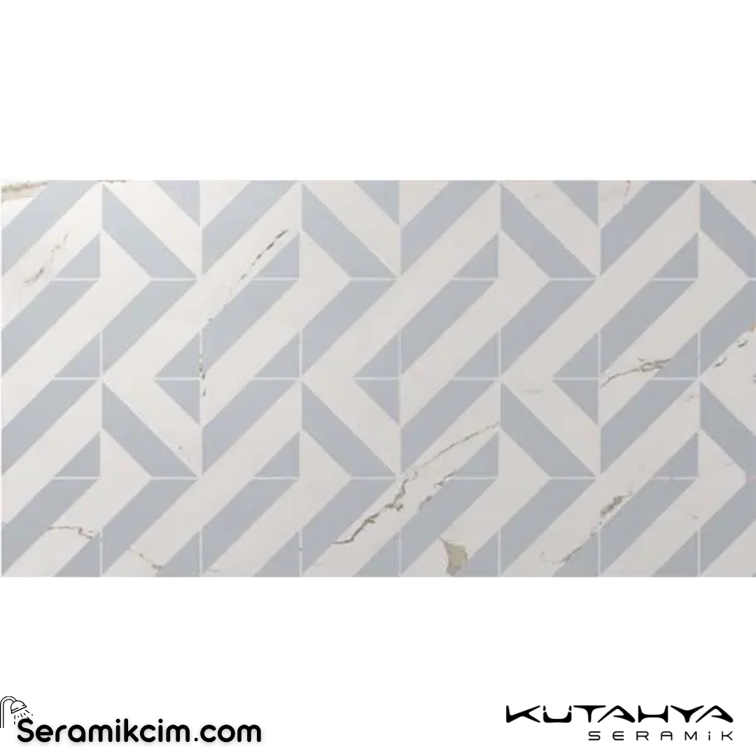 Kütahya Seramik 60x120 Tangram Albatros Deluks Plt D Rektifiye Parlak Nano