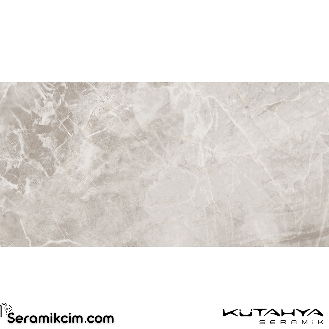 Kütahya Seramik 60x120 Vega Açık Gri Soft Mat Rektifiye