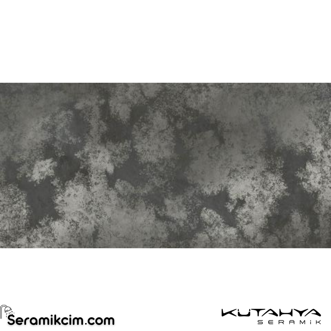 Kütahya Seramik 60x120 Vista Antrasit Deluks Luster Dk R