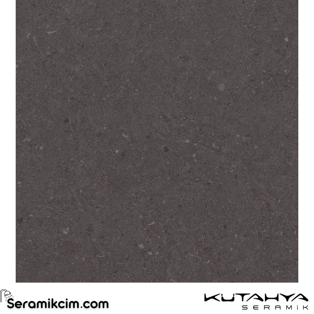 Kütahya Seramik 60x60 Jura Antrasit 20 mm R11 Rektifiye