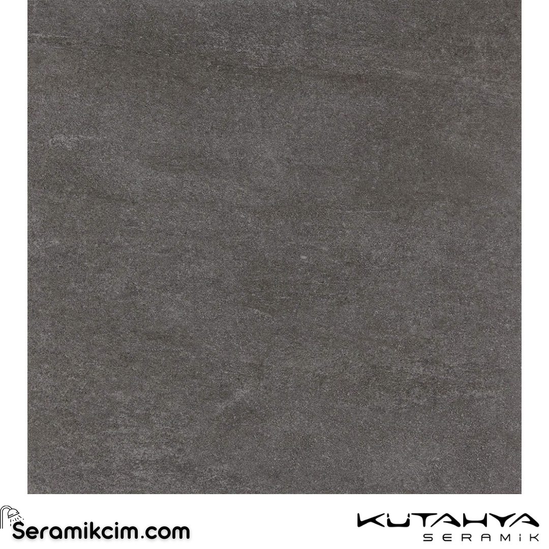 Kütahya Seramik 60x60 Leonardo Antrasit Rektifiye