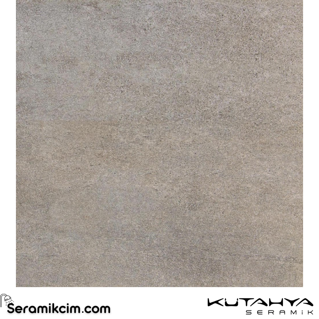 Kütahya Seramik 60x60 Leonardo Gri 20mm R11 Rektifiye
