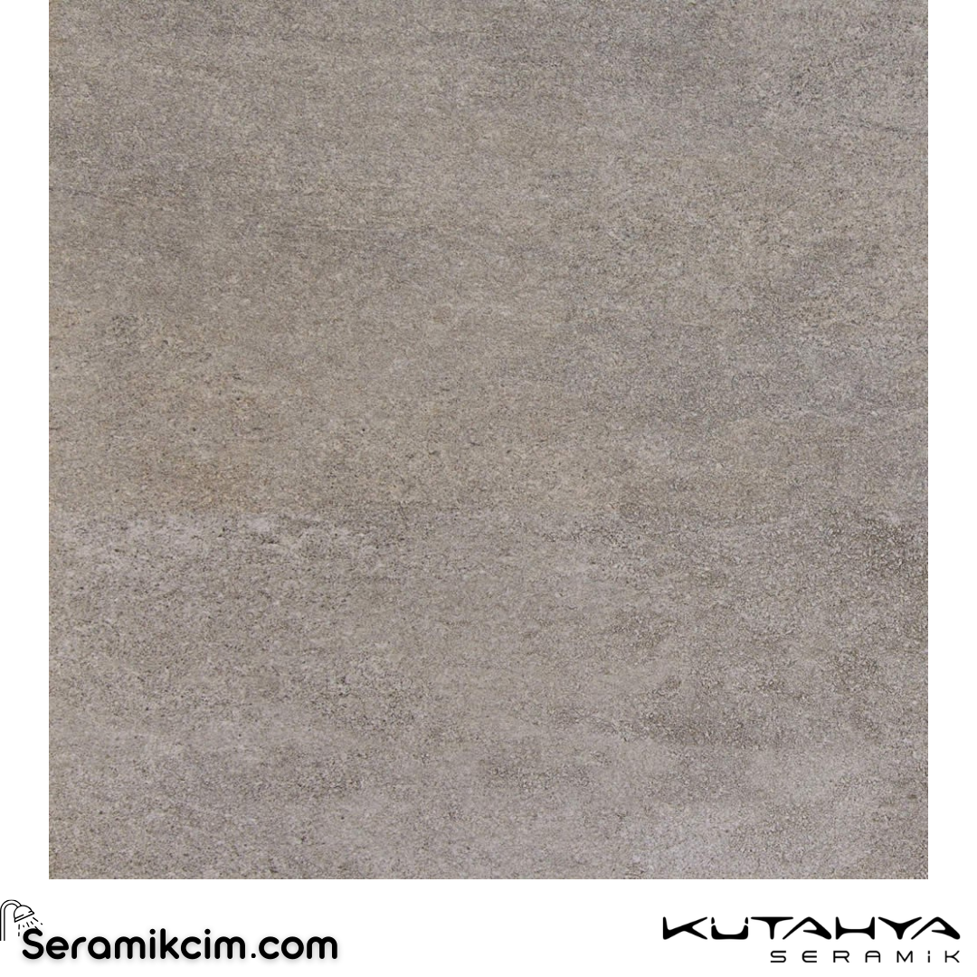 Kütahya Seramik 60x60 Leonardo Gri Rektifiye