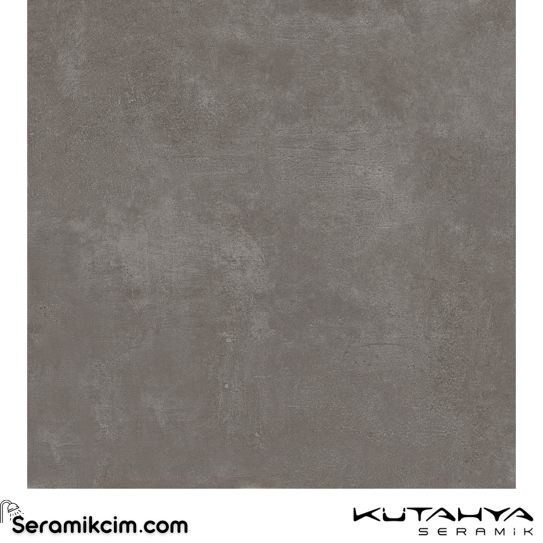 Kütahya Seramik 60x60 Tortuga Antrasit 20 mm R11 Rektifiye