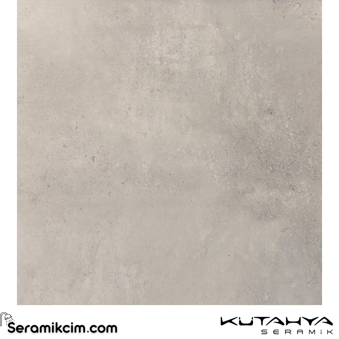 Kütahya Seramik 60x60 Vista Gri 20mm R11 Rektifiye