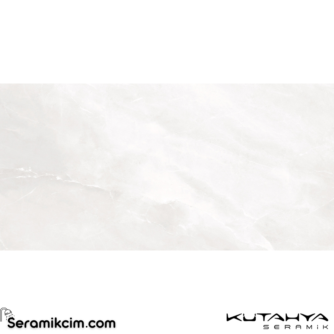 Kütahya Seramik 80x160 Messina Beyaz Mat Rektifiye